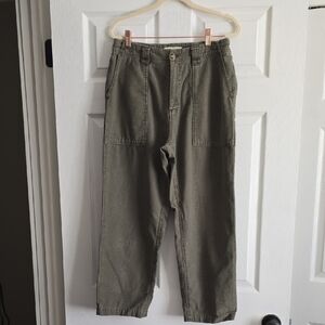 Lucky Brand Green Cargo Pants Relaxed Fit
